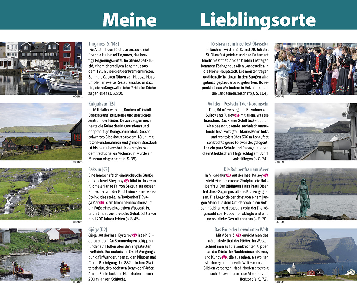 Beispielinhalt (Bild) Reise Know-How InselTrip Färöer