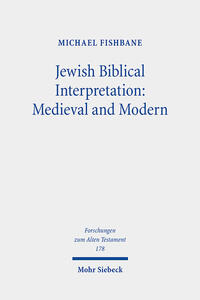 Vorderes Coverbild Jewish Biblical Interpretation: Medieval and Modern