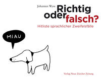 Vorderes Coverbild Richtig oder falsch?