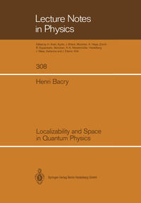 Vorderes Coverbild Localizability and Space in Quantum Physics
