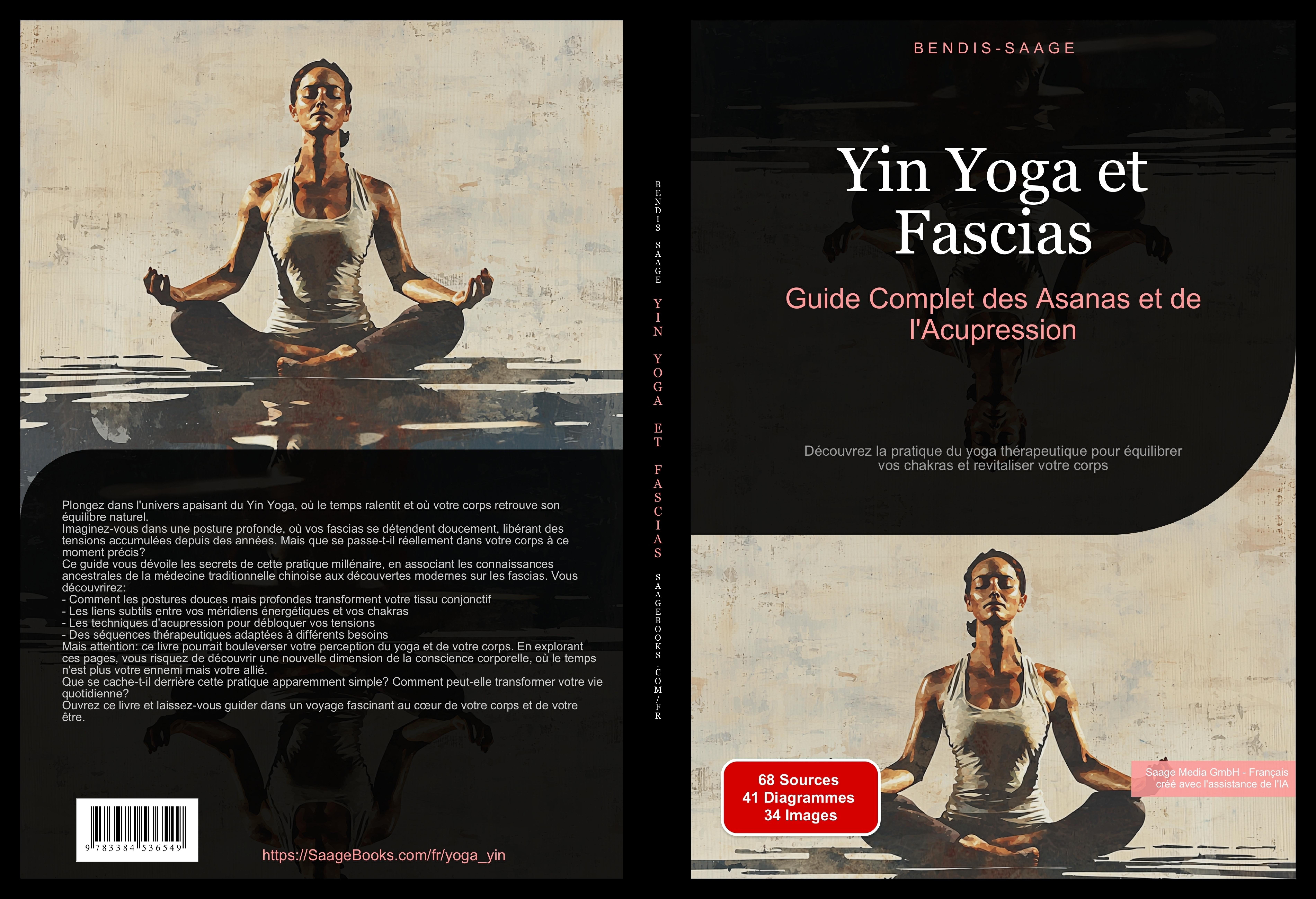 Gesamtes Coverbild Yin Yoga et Fascias: Guide Complet des Asanas et de l'Acupression