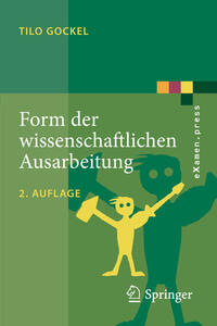 Vorderes Coverbild Form der wissenschaftlichen Ausarbeitung