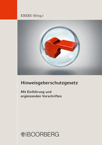 Vorderes Coverbild Hinweisgeberschutzgesetz