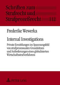 Vorderes Coverbild Internal Investigations