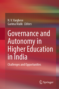 Vorderes Coverbild Governance and Autonomy in Higher Education in India