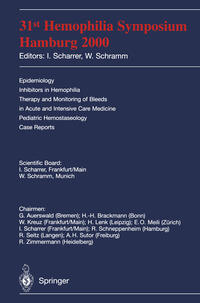 Vorderes Coverbild 31st Hemophilia Symposium