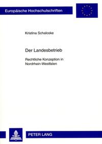 Vorderes Coverbild Der Landesbetrieb