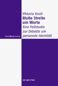 Vorderes Coverbild Bloße Streite um Worte