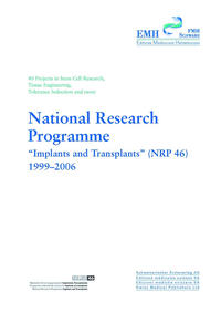 Vorderes Coverbild National Research Programme