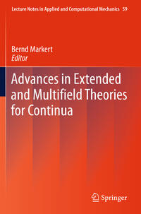 Vorderes Coverbild Advances in Extended and Multifield Theories for Continua