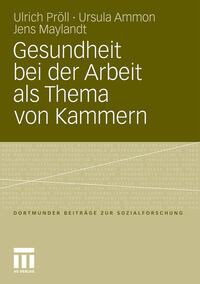 Vorderes Coverbild Gesundheit bei der Arbeit als Thema von Kammern