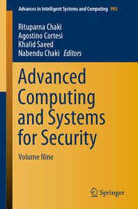 Vorderes Coverbild Advanced Computing and Systems for Security