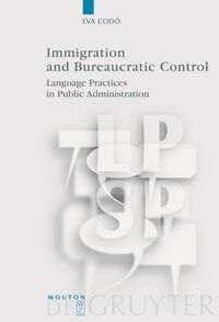 Vorderes Coverbild Immigration and Bureaucratic Control