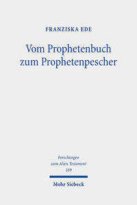 Vorderes Coverbild Vom Prophetenbuch zum Prophetenpescher