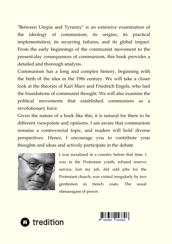 Rückseitencover Between Utopia and Tyranny