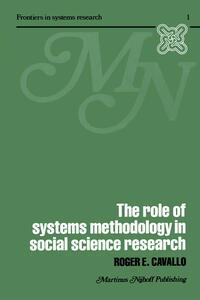 Vorderes Coverbild The Role of Systems Methodology in Social Science Research