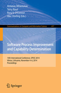 Vorderes Coverbild Software Process Improvement and Capability Determination