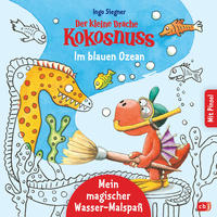 Vorderes Coverbild Der kleine Drache Kokosnuss – Mein magischer Wasser-Malspaß - Im blauen Ozean