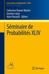 Vorderes Coverbild Séminaire de Probabilités XLIV