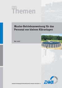 Vorderes Coverbild Muster-Betriebsanweisung für das Personal von kleinen Kläranlagen