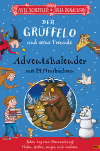 Vorderes Coverbild Der Grüffelo und seine Freunde. Adventskalender mit 24 Minibüchern