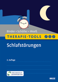 Vorderes Coverbild Therapie-Tools Schlafstörungen