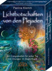 Vorderes Coverbild Lichtbotschaften von den Plejaden - das Kartenset: 44 Energiekarten für jeden Tag mit Übungen im Begleitbuch