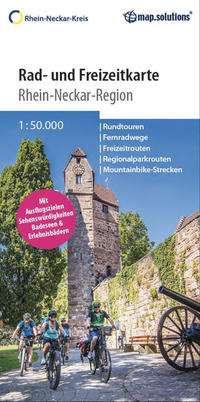 Vorderes Coverbild Rad & Freizeitkarte Rhein-Neckar-Region