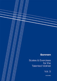 Vorderes Coverbild Sonnen - Scales & Exercises for the Talented Violinist Vol. 3