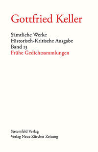 Vorderes Coverbild Sämtliche Werke. Historisch-Kritische Ausgabe, Band 13
