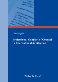 Vorderes Coverbild Professional Conduct of Counsel in International Arbitration