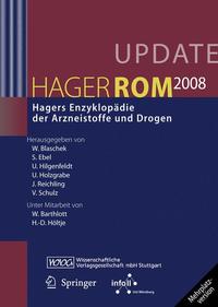 Vorderes Coverbild HagerROM 2008. Hagers Enzyklopädie der Arzneistoffe und Drogen