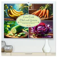 Vorderes Coverbild Low Carb Obst und Gemüse (hochwertiger Premium Wandkalender 2025 DIN A2 quer), Kunstdruck in Hochglanz