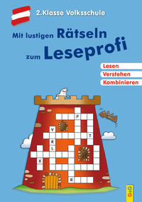 Vorderes Coverbild Mit lustigen Rätseln zum Leseprofi - 2. Klasse Volksschule