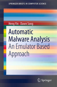 Vorderes Coverbild Automatic Malware Analysis
