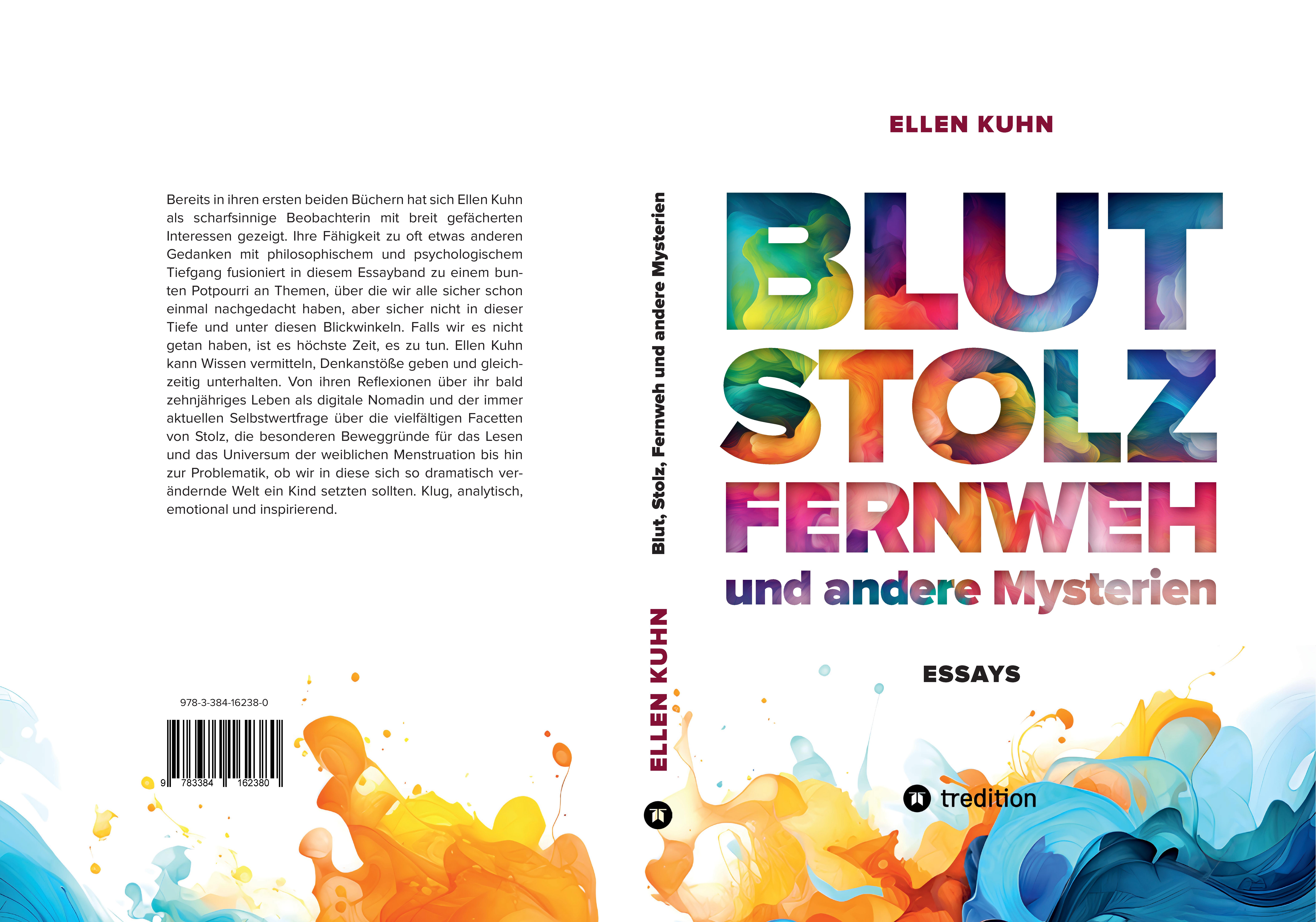 Gesamtes Coverbild Blut, Stolz, Fernweh und andere Mysterien