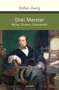 Vorderes Coverbild Drei Meister. Balzac, Dickens, Dostojewski