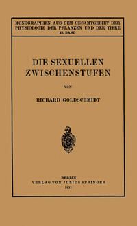 Vorderes Coverbild Die Sexuellen Zwischenstufen