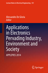 Vorderes Coverbild Applications in Electronics Pervading Industry, Environment and Society