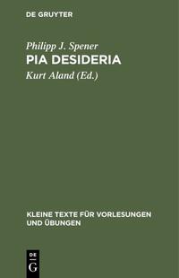 Vorderes Coverbild Pia Desideria