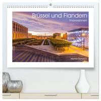 Vorderes Coverbild Brüssel und Flandern Impressionen (hochwertiger Premium Wandkalender 2025 DIN A2 quer), Kunstdruck in Hochglanz