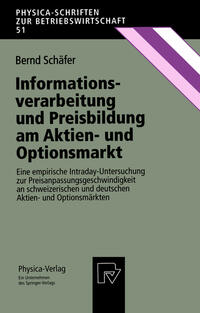 Vorderes Coverbild Informationsverarbeitung und Preisbildung am Aktien- und Optionsmarkt