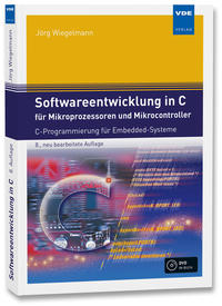 Vorderes Coverbild (hohe Qualität) Softwareentwicklung in C für Mikroprozessoren und Mikrocontroller