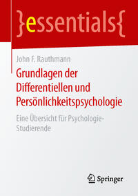 Vorderes Coverbild Grundlagen der Differentiellen und Persönlichkeitspsychologie