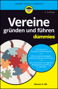 Vorderes Coverbild Vereine gründen und führen für Dummies