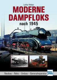 Vorderes Coverbild Moderne Dampfloks nach 1945