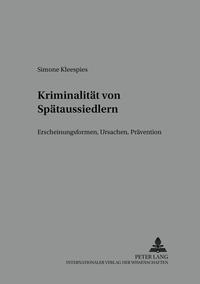Vorderes Coverbild Kriminalität von Spätaussiedlern