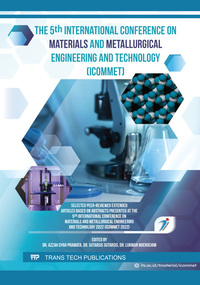 Vorderes Coverbild The 5th International Conference on Materials and Metallurgical Engineering and Technology (ICOMMET)