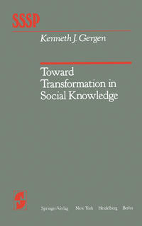 Vorderes Coverbild Toward Transformation in Social Knowledge