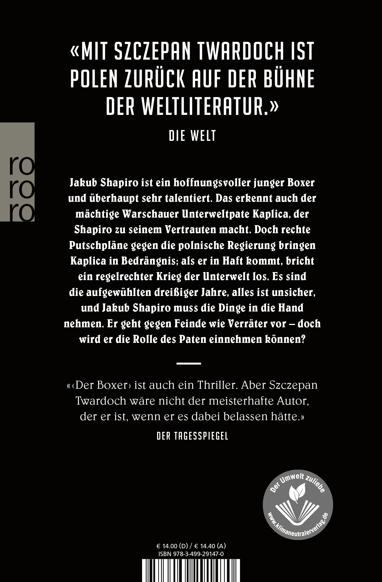 Rückseitencover Der Boxer